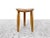 Vintage Studio Crafted Three Legged Stool in Oak For Sale - Image 12 of 12