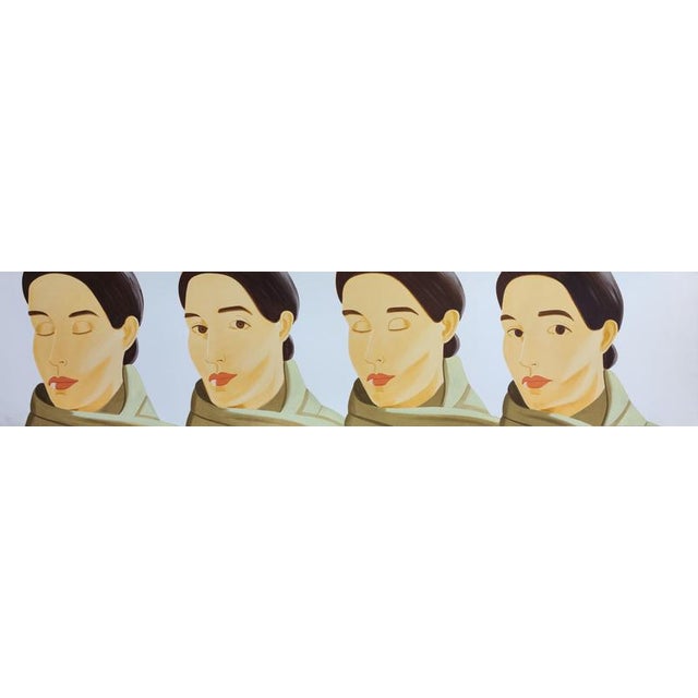 Alex Katz, Eyes Open Eyes Closed, 2017, Paper For Sale - Image 3 of 3