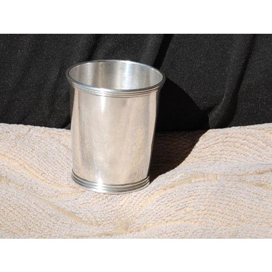 American 1950s Sterling Silver Mint Julep Cup For Sale - Image 3 of 7