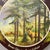 Rustic European Vintage Honor Target With Forest Scene, Germany 1964 For Sale - Image 3 of 7