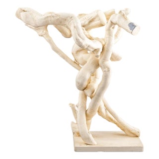 Modern Painted Bentwood Sculptural Table Base For Sale