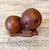 Wood Set of Three Japanese Wood Netsukes For Sale - Image 7 of 12
