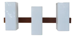 Teak and Acrylic Glass Sconce, 1960s