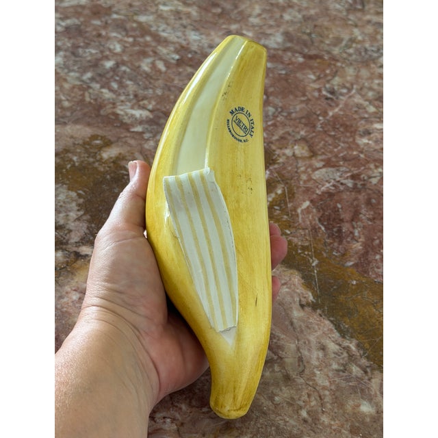Italian Glazed Ceramic Banana Sculpture (After Warhol) (After Maurizio Cattelan) For Sale - Image 15 of 18