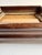 Antique Deep Dark Wood Picture Frame With Gold Detail, Wood Back 12x14” For Sale - Image 10 of 13