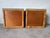 Vintage Coastal Palm Beach Rattan & Woven Cane Nightstands With Glass Tops — A Pair For Sale - Image 10 of 12