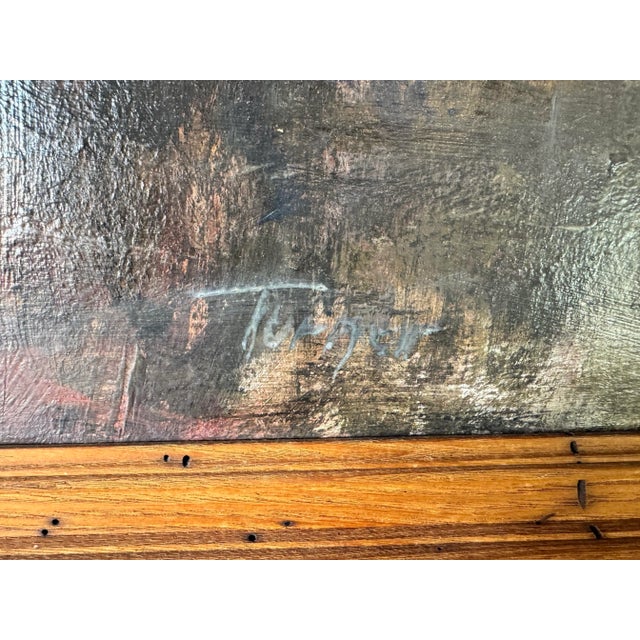 1960s Vintage Turner Still Life Oil on Canvas Painting, Frame/ Sold For Sale - Image 9 of 12