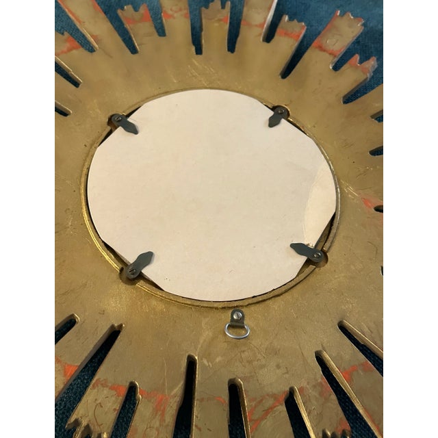 Large Vintage Witch's Eye Sun Mirror, 1960s For Sale - Image 13 of 15