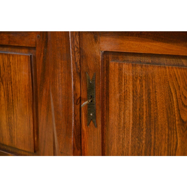 1950s Brutalist Elm Sideboard by Aranjou, 1950s For Sale - Image 5 of 12