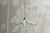 Mitzi Maisie 16 in. 1 Light Pendant in Aged Brass and Ceramic Rough Texture White Finish For Sale - Image 14 of 15