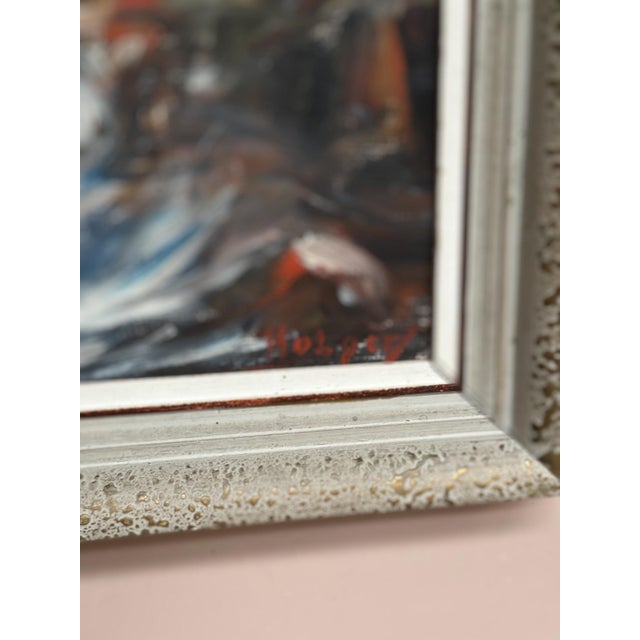 Holger Almquist, Sea, 1950s, Oil on Canvas, Framed For Sale - Image 6 of 18