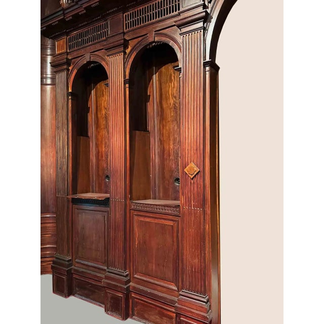 Antique Northern Red Pine Room End With Passageway For Sale In New York - Image 6 of 6