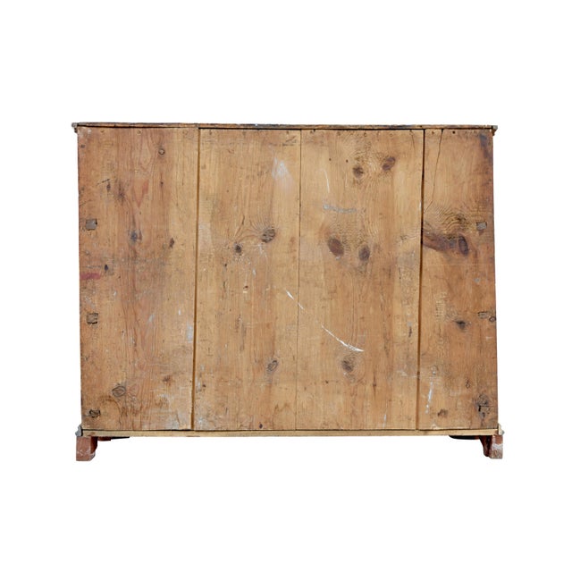 Wood Swedish Hand-Painted Chest of Drawers, 1840 For Sale - Image 7 of 8