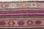 Textile 1990s Traditional Pink Striped Rug For Sale - Image 7 of 11