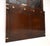 Vintage Military Campaign Bookcase in Wood and Glass, 1950 For Sale - Image 6 of 8