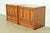Mid-Century Modern Thomasville Mid-Century Modern Hollywood Regency Sculpted Walnut Campaign Nightstands, Pair For Sale - Image 3 of 17