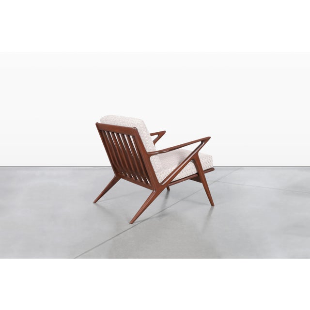 Danish Modern Walnut "Z" Lounge Chairs by Poul Jensen for Selig For Sale - Image 11 of 14
