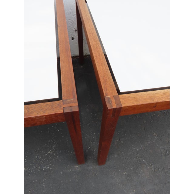 Knoll Mid Century Modern Pair of Large Side End Tables 6600 For Sale - Image 14 of 18