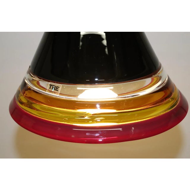 Mid-Century Modern Murano Glass Pendant Lamp For Sale In New York - Image 6 of 9