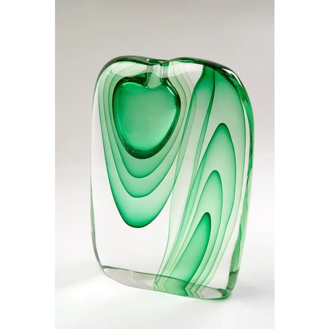 Green Murano Glass Sculpture from Silvano Signoretto, 1998 For Sale - Image 8 of 13