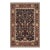 Bohemien Ziegler Blue Brown Hand-Knotted Wool Rug - 8'2'' X 9'9'' For Sale