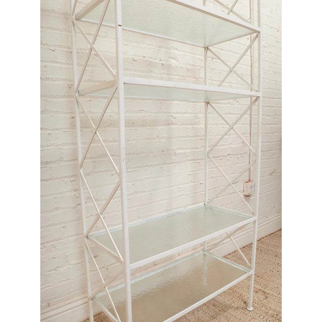 Vintage White Plant Shelf For Sale - Image 10 of 12