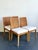 Vintage Woven Cane Dining Chairs - Set of 4 For Sale - Image 15 of 18
