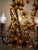 Flower Basket Chandelier with Amber Color Crystals, 1950s For Sale - Image 15 of 18