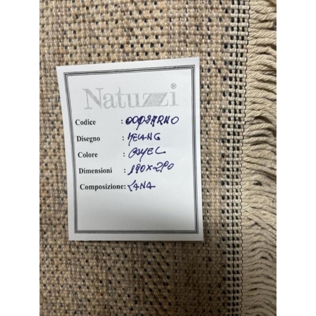 100% wool rug, NOMAD model, in a warm beige/camel color. A soft wool rug adds warmth to any home in a pleasant and natural...