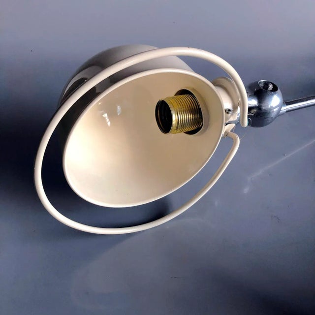 Mid-Century Industrial Adjustable Architects Table Lamp by Jean-Louis Domecq for Jieldé, 1960s For Sale - Image 14 of 18