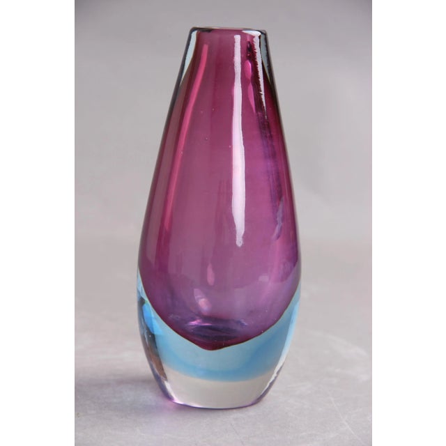 Hand-Blown Glass Vase For Sale - Image 4 of 4