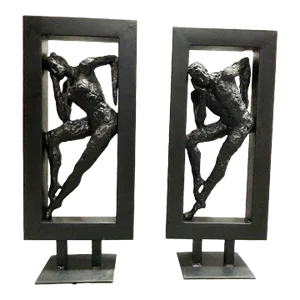 Abstract Ballet Dancers Sculptures by Gerard Koch for Austin Productions, Pair