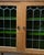 1970s Kjærnulf Style Danish Oak & Stained Glass Cabinet, Attributed For Sale In Columbus - Image 6 of 12