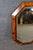 1960s Hollywood Regency Style Octagonal Burled and Beveled Glass Mirror For Sale - Image 5 of 5