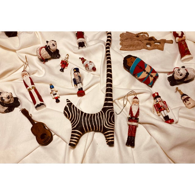 1990s Vintage Collection of Holiday Christmas Ornaments & Decorations For Sale - Image 5 of 9