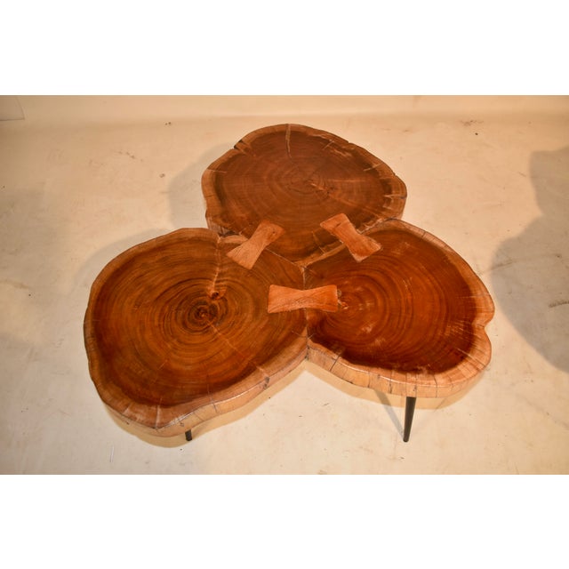 20th Century Pair of Live Edge Acacia Coffee/Cocktail Tables For Sale - Image 9 of 13