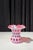Fenton Art Glass Company Fenton Cranberry Coin Dot Ruffled Vase - Mid 20th Century Art Glass For Sale - Image 4 of 8
