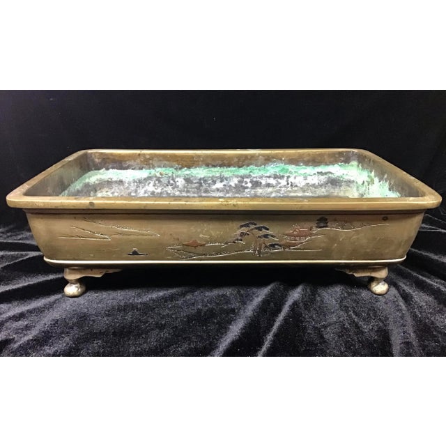 Antique Japanese Bronze Bonsai Planter For Sale - Image 9 of 9