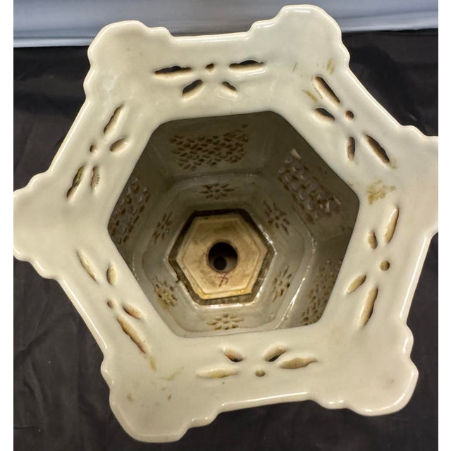 Rare Antique Chinese Famille Rose Porcelain Palace Lantern Late 19th Century For Sale - Image 4 of 12