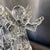 Glass Vintage French Crystal Angel Trio, Sculptural Holiday Decor For Sale - Image 7 of 9