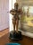 Brown Victorian Style Bronze Butler Monkey Candle Holder For Sale - Image 8 of 11