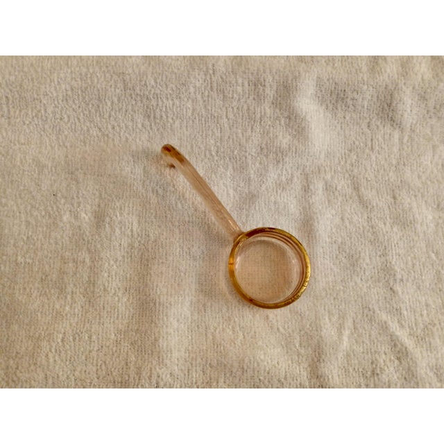 Vintage 1920's Pink Depression Glass Spoon, Ladle For Sale - Image 4 of 4