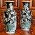 Chinese Pair of Large Famille Noir Chinese Porcelain Vases For Sale - Image 3 of 18