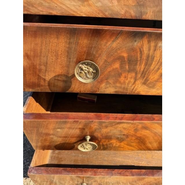 19th Century Empire Marble Top Chest of Drawer / Commodes For Sale - Image 4 of 18