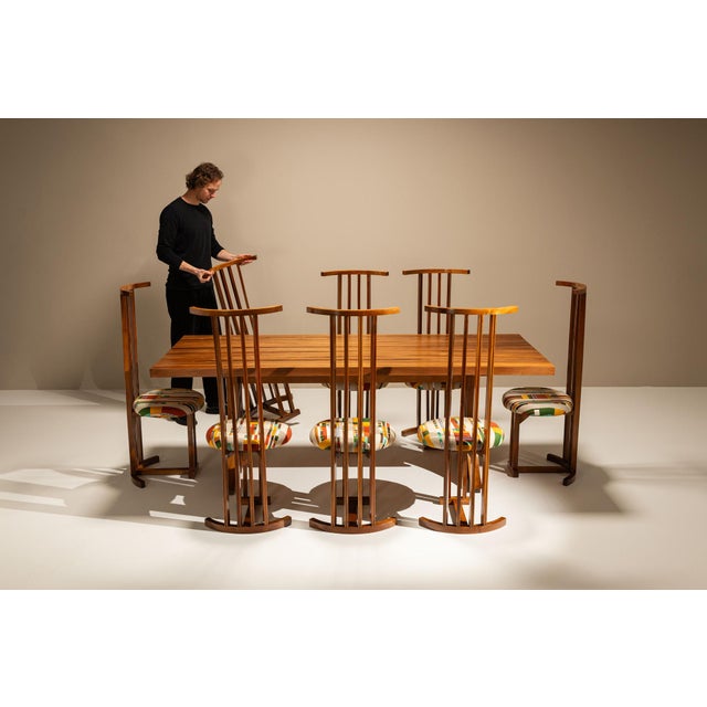 Dining Table in Walnut attributed to Filippo Monti, Italy, 1960s For Sale - Image 12 of 14