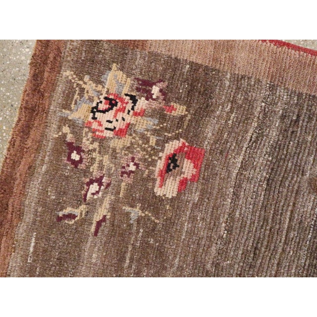 Galerie Shabab Collection Mid-20th Century Turkish Anatolian Throw Rug For Sale - Image 4 of 6
