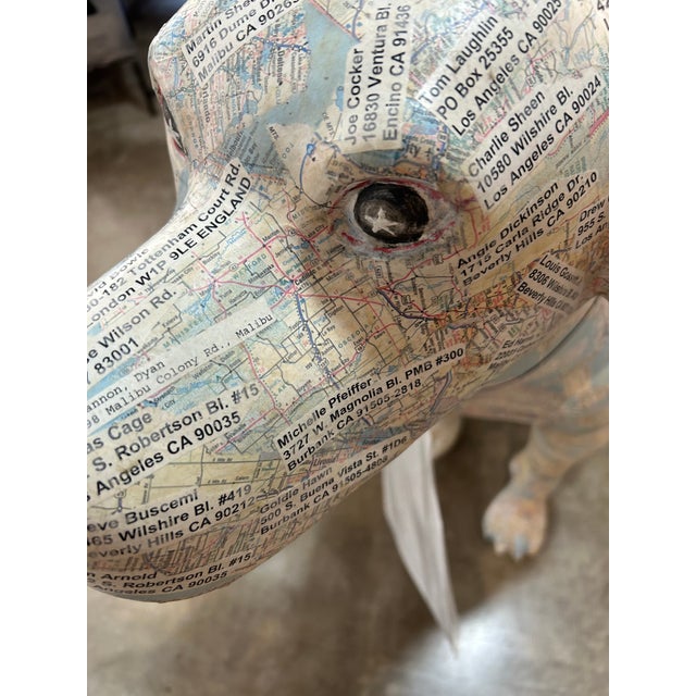 Life-Size Celebrity Collage Labrador Dog Sculpture, Sun Valley, C. 2001 For Sale - Image 10 of 14