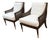 Michael Thomas Kirkwood Accent Chairs, Pair For Sale
