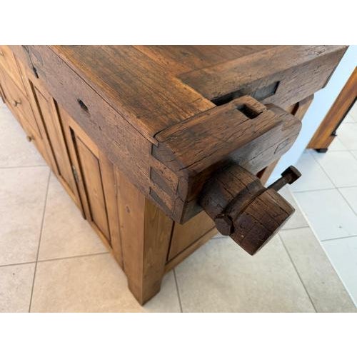 Historic Workbench Lectern, 1890s For Sale - Image 6 of 18