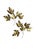 Copper Vintage Metal Wall Art Brass Maple Leaf Wall Sculptures – Pair For Sale - Image 8 of 8